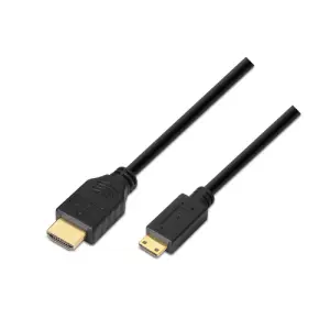 Aisens Cable HDMI a Mini HDMI Alta Velocidad 1.8m Compatible 3D y Ethernet Negro