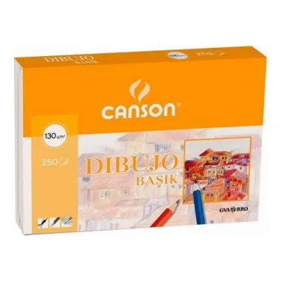 Canson Papel Guarro Basik A3 Liso 130g - 250 Hojas