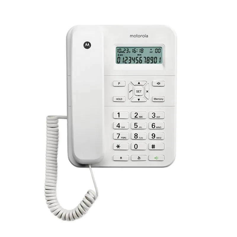 Motorola Teléfono Fijo con Cable CT202 Blanco