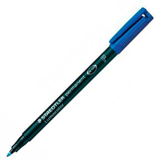 Staedtler Rotulador Permanente Lumocolor 318-3 F Azul