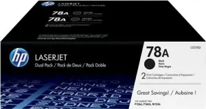 HP CE278A Pack de 2 Cartuchos de Tóner Original Negro - 78A
