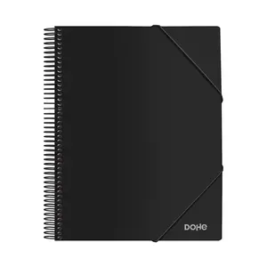Dohe Carpeta A4 con 30 Fundas Transparentes y Tapa de Polipropileno Opaco