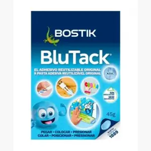 Bostik Blu Tack Original 45g Masilla Adhesiva Reutilizable Azul