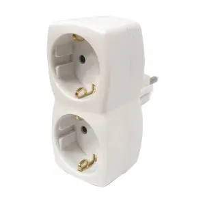 Hama Ladrón de 2 Tomas 3600W 250V Color Blanco
