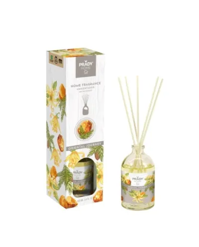 Prady Ambientador Mikado Oriental Journey 100 ml con Varitas Difusoras de Cristal
