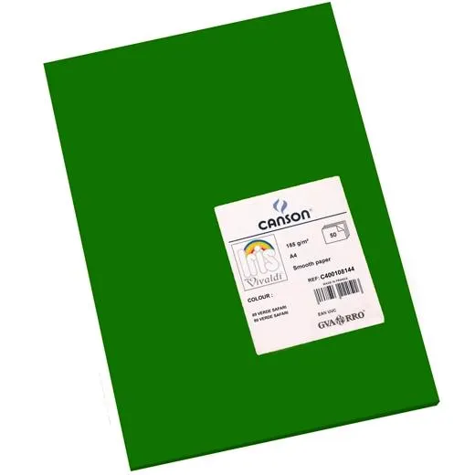 Iris Cartulina 210X297Mm 185Gr Verde Safari -50U-