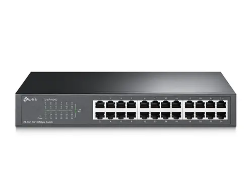 Switch No Gestionable Tp-Link Sf1024Ds 24P Ethernet Carcasa Metalica 13" Rack (Kit De Montaje No Incl)