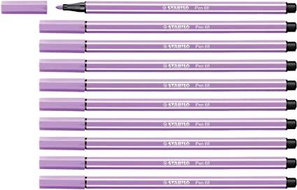 Stabilo Rotulador Pen 68 Lila Claro Caja 10 Ud