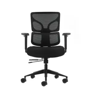 Oqonos Cherg 012 Silla de Oficina Ergonomica con Respaldo de Malla y Reposabrazos 4D
