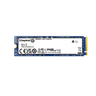 Kingston NV3 SSD M.2 2280 4TB PCIe 4.0 NVMe 3D NAND