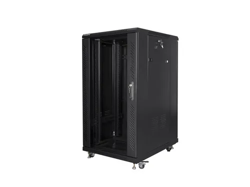 Lanberg Armario Rack 22U Independiente Negro FF01-6822-12B