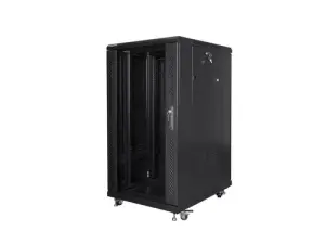 Lanberg Armario Rack 22U Independiente Negro FF01-6822-12B