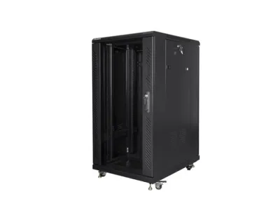 Lanberg Armario Rack 22U Independiente Negro FF01-6822-12B