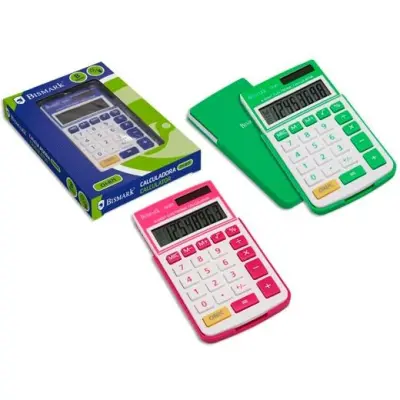Bismark Calculadora 8 Dígitos Colores Surtidos