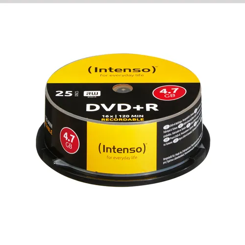 Intenso Dvd+R 4.7Gb 16X Tarrina 25Uds