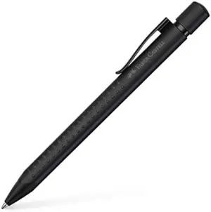 Faber Castell Bolígrafo Grip Edition All Black XB Tinta Azul Recargable