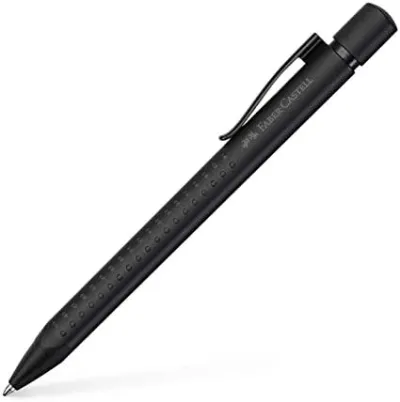 Faber Castell Bolígrafo Grip Edition All Black XB Tinta Azul Recargable