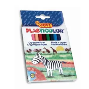 Jovi Ceras Plasticolor 117mm Colores Surtidos Estuche 12 Unidades