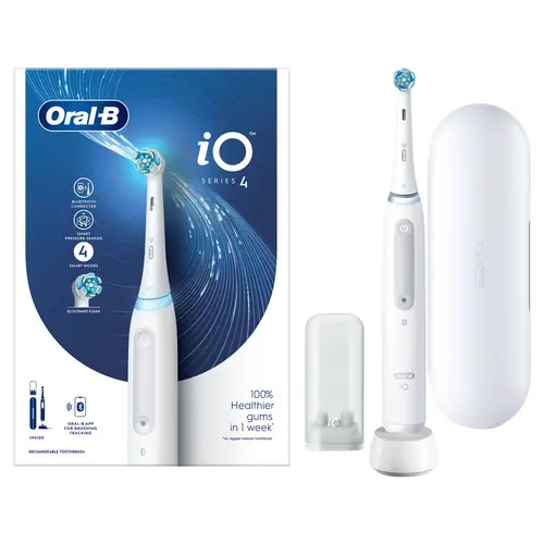 Braun Oral B Io 4 Adulto Cepillo Dental Oscilante Blanco