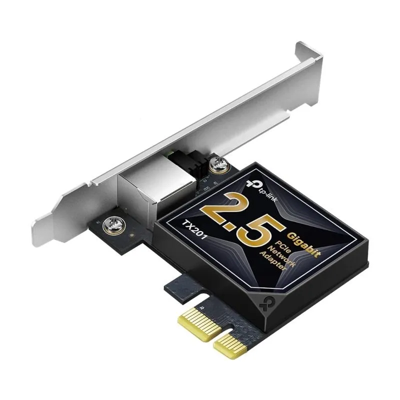 TP-Link TX201 Tarjeta de Red PCIe 2.5 Gigabit Estándar y Bajo Perfil