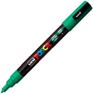 Posca Marcador PC-3M Punta Cónica 0,9 - 1,3 mm Verde