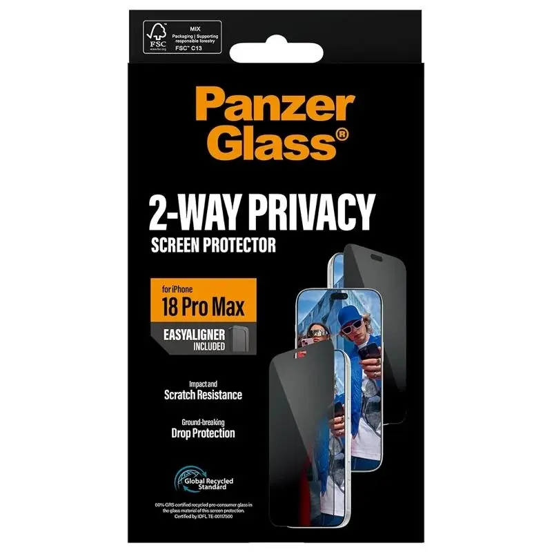 PanzerGlass Privacy Protector para iPhone 18 Pro Max