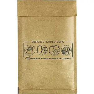 Fellowes Bolsa De Burbujas Banker Box Nº12 Acolchada 120X215mm Kraft - Pack De 10