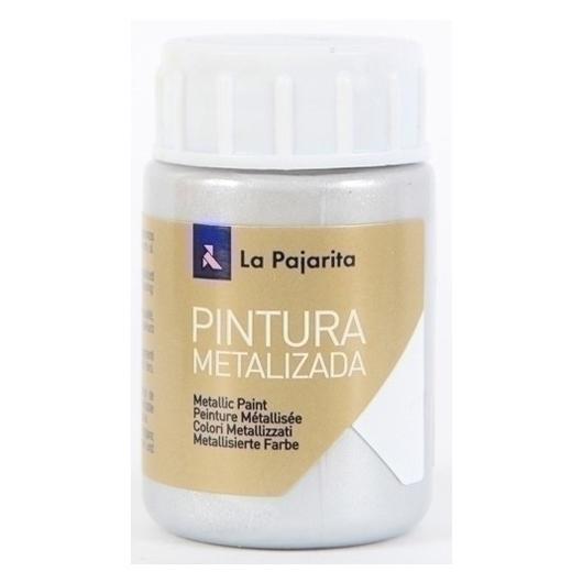 La Pajarita Pintura Metalizada Me-01 35Ml Plata