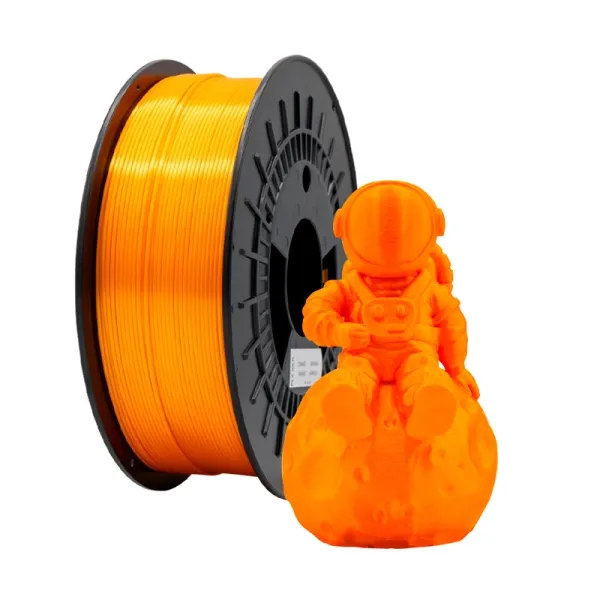 Filamento 3D Pla Silk - Diametro 1.75Mm - Bobina 1Kg - Color Naranja