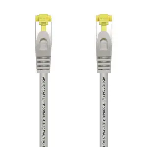 Aisens Cable de Red RJ45 LSZH Cat.7 600 MHz S/FTP PIMF AWG26 - 1.0M Gris