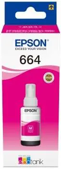 Epson Tinta Bote Magenta Nº 664 para Ecotank L355, 555 / ET-2500, 2550, 2600, 4500, 14000