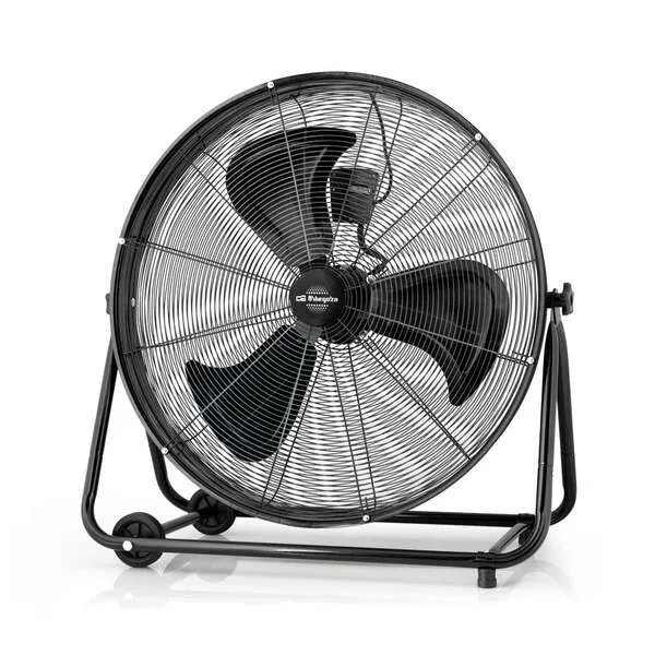 Orbegozo Pwt 3075 Ventilador Industrial Profesional - Aspas De 75Cm - 3 Velocidades - Potencia 200W - Ruedas Para Facil Transporte