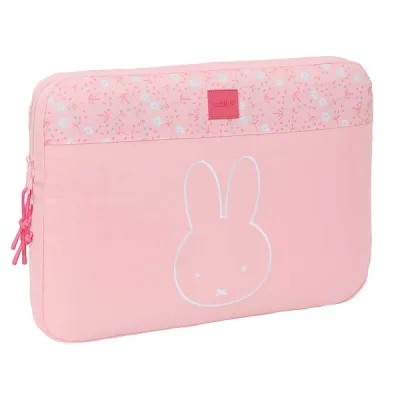 Safta Funda Para Portátil Acolchada Hasta 15.6" - Color Rosa - 395x35x275mm