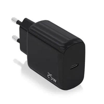 Aisens Cargador USB-C PD 3.0 25W 1 Puerto Negro