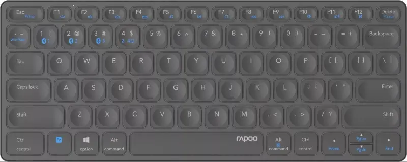 Rapoo E9600M Teclado Wireless Bluetooth Ultrafino