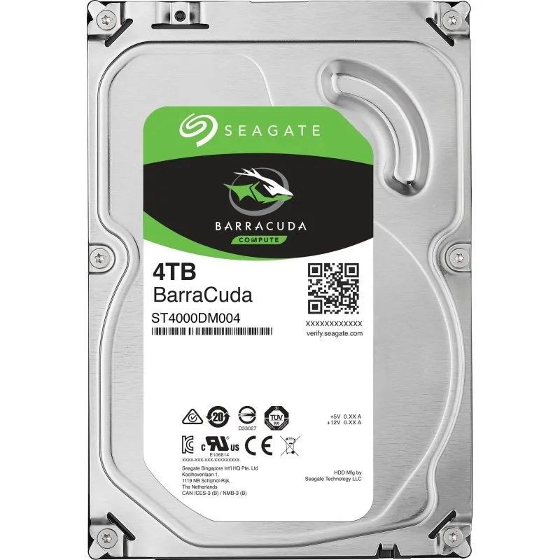 Seagate BarraCuda 4TB 3.5" SATA3 HDD