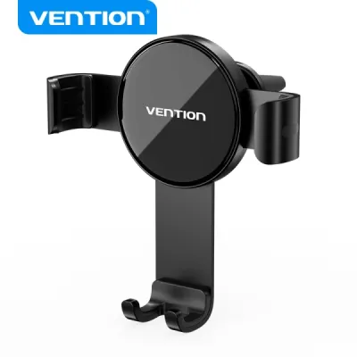 Vention Soporte Para Teléfono Auto Sujeción Automática Clip Ventilación Negro