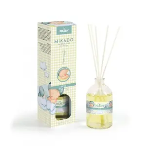 Prady Ambientador Mikado Bebé 100 ml con Varitas Difusoras de Cristal