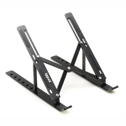 Iggual Soporte Elevador Plegable Portátil 17 Negro