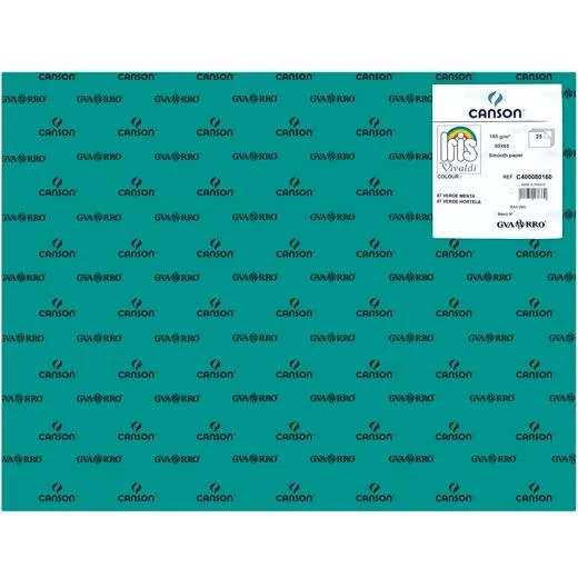 Iris Cartulina 50X65Cm 185Gr Verde Menta -25U-