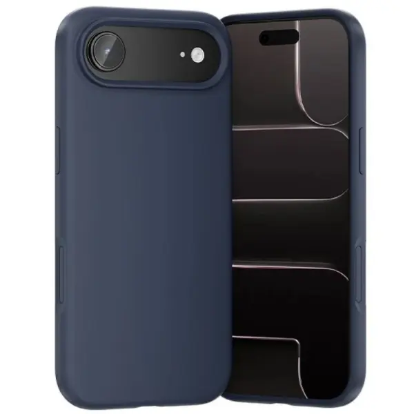 Vention Funda De Silicona Para Iphone 17 Air - Anillo Magnetico Magsafe - Incluye Accesorios - Color Azul