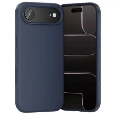 Vention Funda de Silicona para iPhone 17 Air con Anillo Magnético MagSafe - Azul