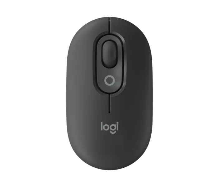 Logitech Pop Mouse Raton Inalambrico 1000Dpi - 4 Botones - Multidispositivo - Color Grafito