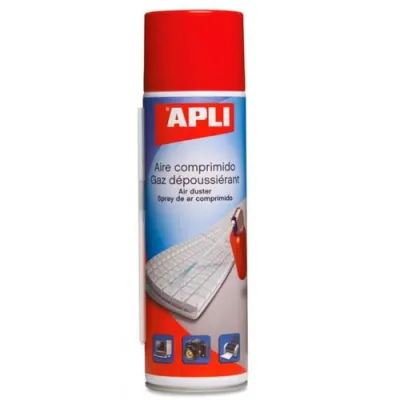 Apli Spray De Aire Comprimido 400 ML Para Limpiar Equipos Electrónicos