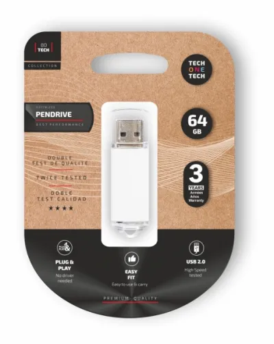 TechOneTech Memoria USB 2.0 64GB Pendrive