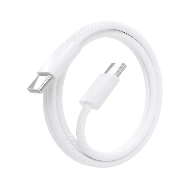 Aisens Cable USB 2.0 3A 60W Tipo USB-C/M a USB-C/M Blanco 1,0m