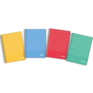 Imprex Cuaderno Espiral A5 80H 90gr Horizontal Colores Surtidos