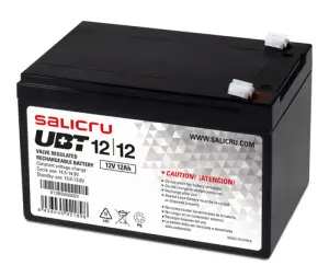 Salicru Batería UBT 12Ah 12V para SAIs y UPS