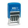 Colop Sello Printer S120 4mm Fecha Español Azul/Azul