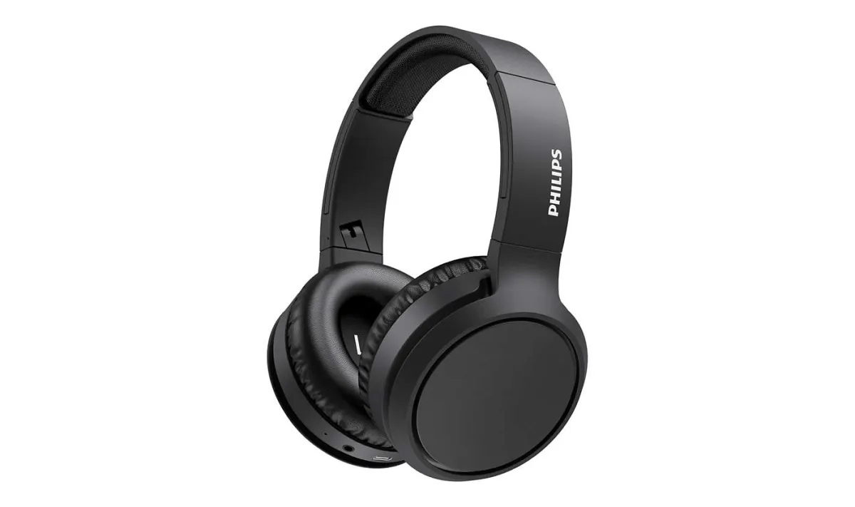 Philips Auriculares Inalámbricos Bluetooth 5.0, 29h Autonomía, Microfono Integrado, USB-C, Negro